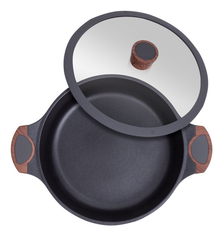 Resto Kitchenware 93506 saucepan 4.4 L Round Black, Wood Resto Kitchenware 93506 saucepan 4.4 L Round Black, Wood