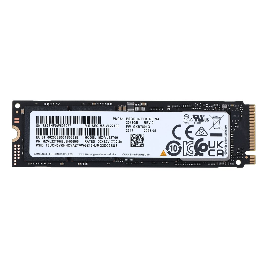 SSD Samsung PM9A1 2TB Nvme PCIe 4.0 M.2 (22x80) MZVL22T0HBLB-00B00 SSD Samsung PM9A1 2TB Nvme PCIe 4.0 M.2 (22x80) MZVL22T0HBLB-00B00