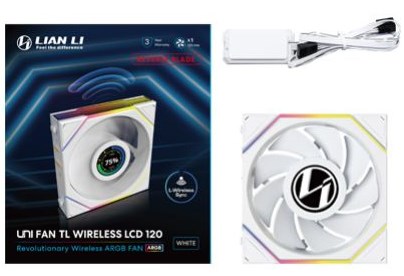120mm Fan ARGB TL Wireless LCD white 120mm Fan ARGB TL Wireless LCD white