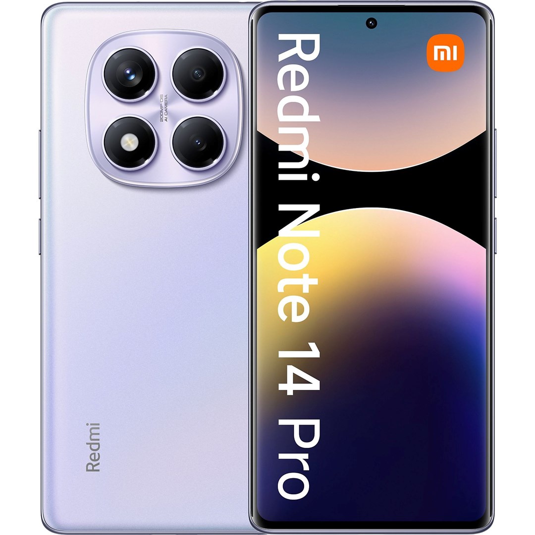 Xiaomi Redmi Note 14 Pro 16.9 cm (6.67") Hybrid Dual SIM 4G USB Type-C 8 GB 256 GB 5500 mAh Purple Xiaomi Redmi Note 14 Pro 16.9 cm (6.67") Hybrid Dual SIM 4G USB Type-C 8 GB 256 GB 5500 mAh Purple
