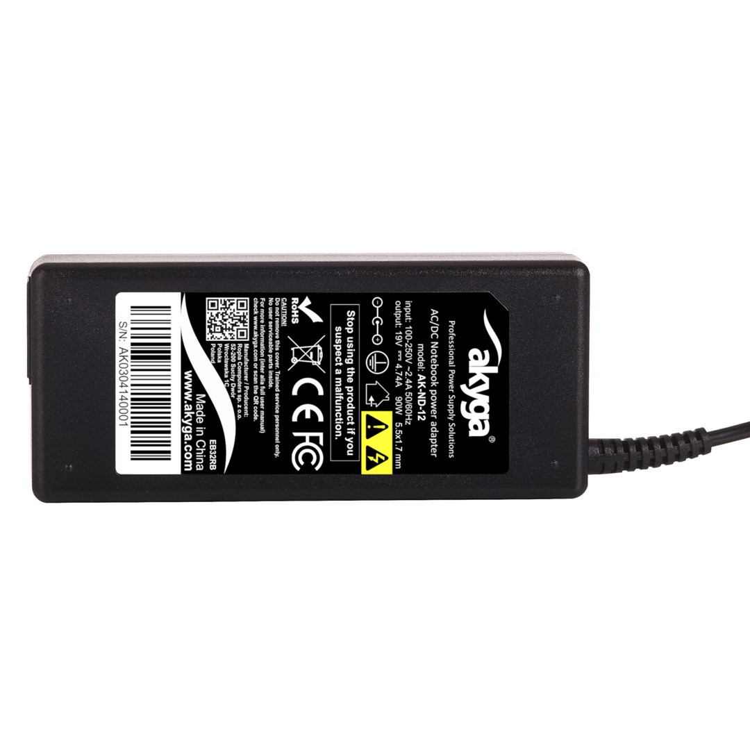 Akyga AK-ND-12 power adapter/inverter Indoor 90 W Black Akyga AK-ND-12 power adapter/inverter Indoor 90 W Black