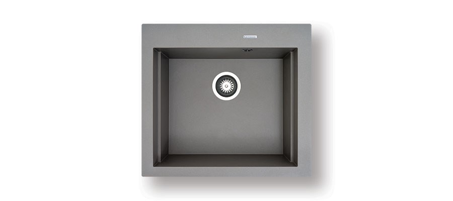 PYRAMIS Zlewozmywak granitowy SIROS 57x51.5 1B 070084801 be piaskowy Flush-mounted sink Square Granite PYRAMIS Zlewozmywak granitowy SIROS 57x51.5 1B 070084801 be piaskowy Flush-mounted sink Square Granite