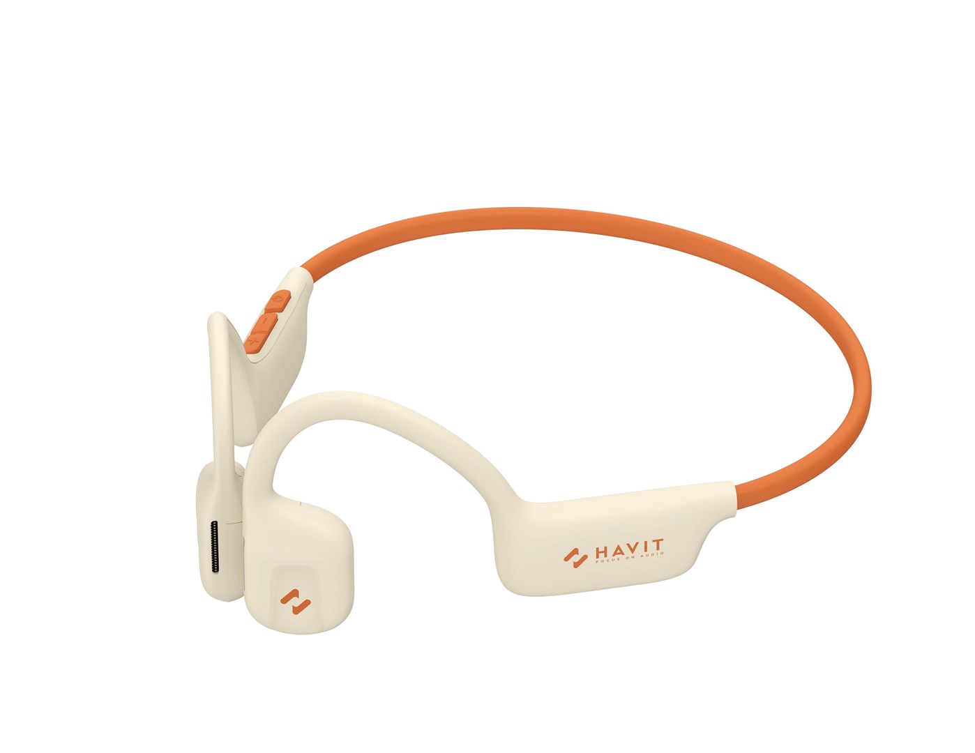 Havit E510BT Freego1 Air – Open Ear Air Conduction Headphones, beige Havit E510BT Freego1 Air – Open Ear Air Conduction Headphones, beige