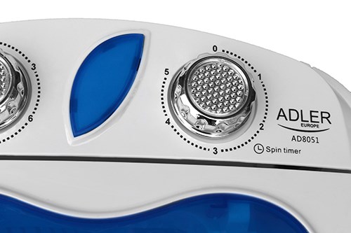 Adler AD 8051 washing machine Top-load 3 kg Blue, White Adler AD 8051 washing machine Top-load 3 kg Blue, White