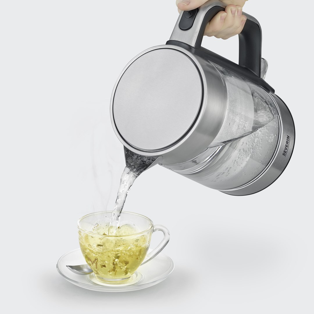 Severin WK 3420 electric kettle 1.7 L 2200 W Black, Stainless steel, Transparent Severin WK 3420 electric kettle 1.7 L 2200 W Black, Stainless steel, Transparent