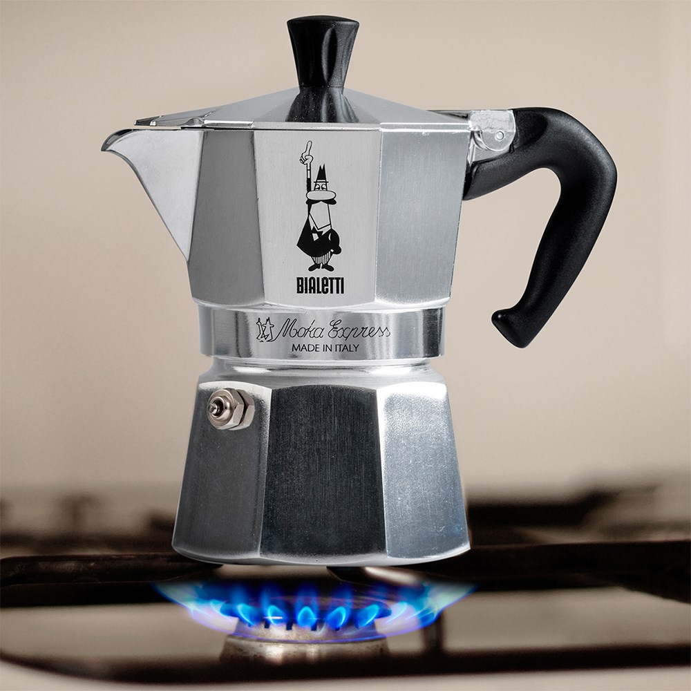 Bialetti Moka Express Moka pot 0.55 L Black, Silver Bialetti Moka Express Moka pot 0.55 L Black, Silver