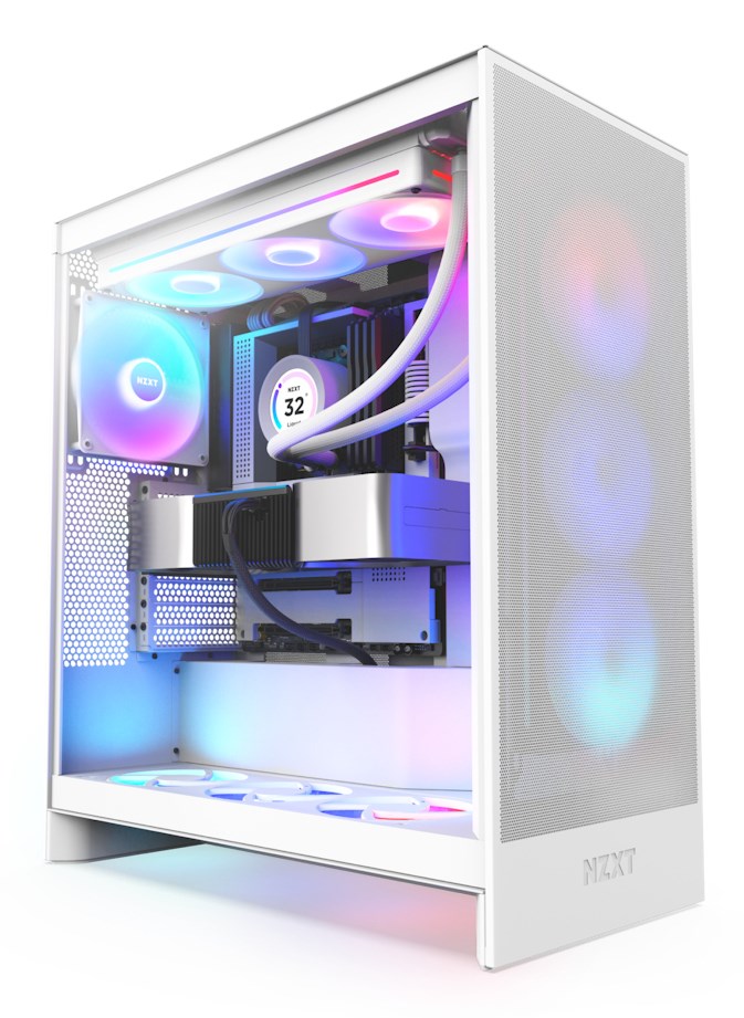 NZXT H7 Flow RGB Midi Tower White NZXT H7 Flow RGB Midi Tower White