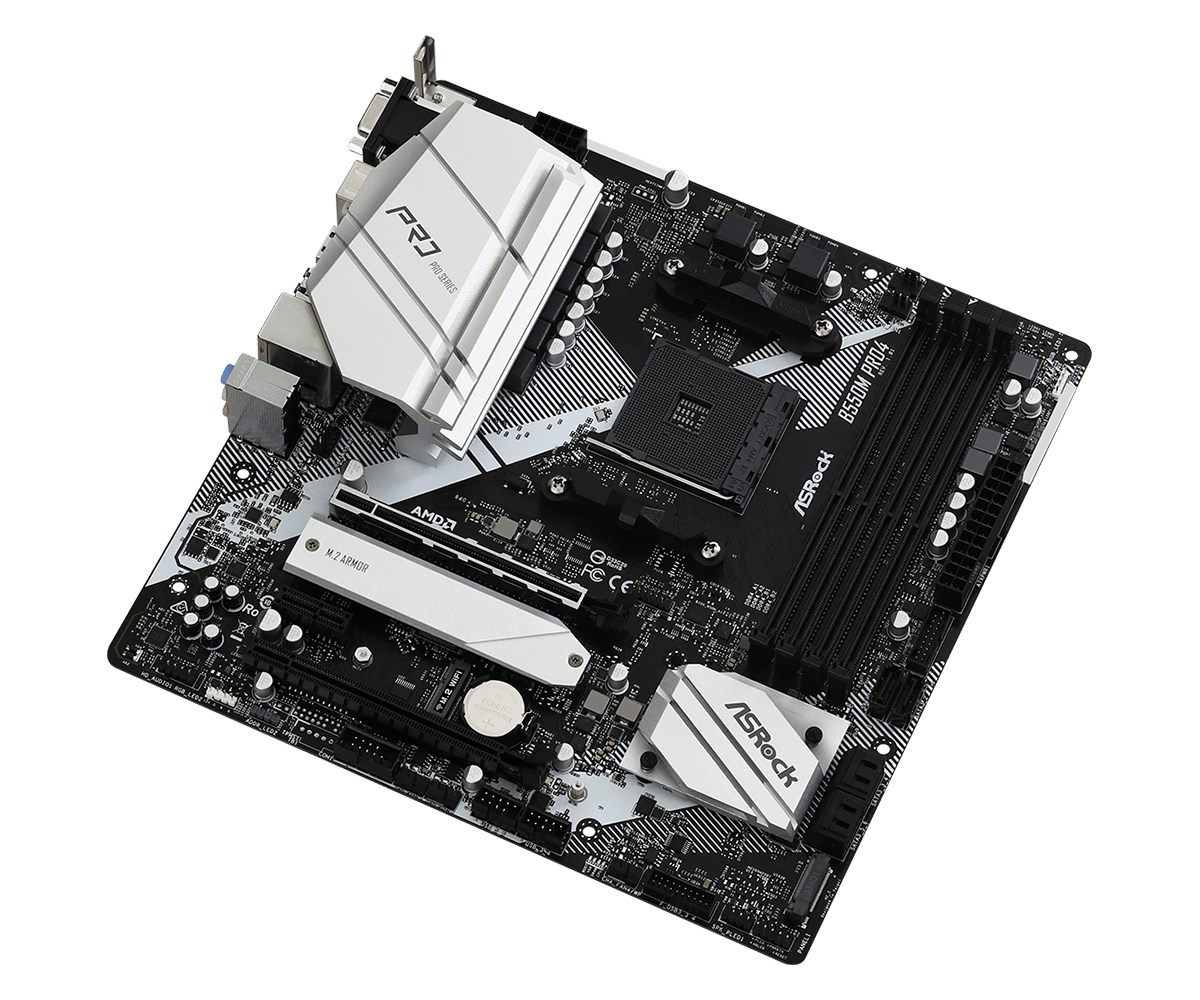 Asrock B550M Pro4 Socket AM4 micro ATX AMD B550 Asrock B550M Pro4 Socket AM4 micro ATX AMD B550