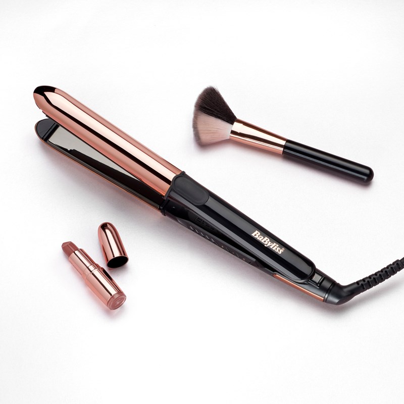 BaByliss Straight & Curl Brilliance Curling iron Warm Black, Rose 3 m BaByliss Straight & Curl Brilliance Curling iron Warm Black, Rose 3 m