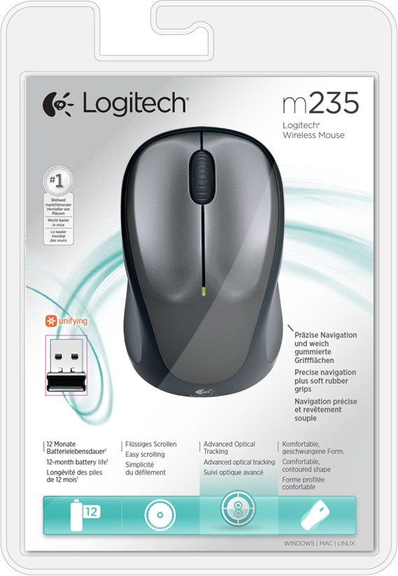 Logitech Wireless Mouse M235 Logitech Wireless Mouse M235
