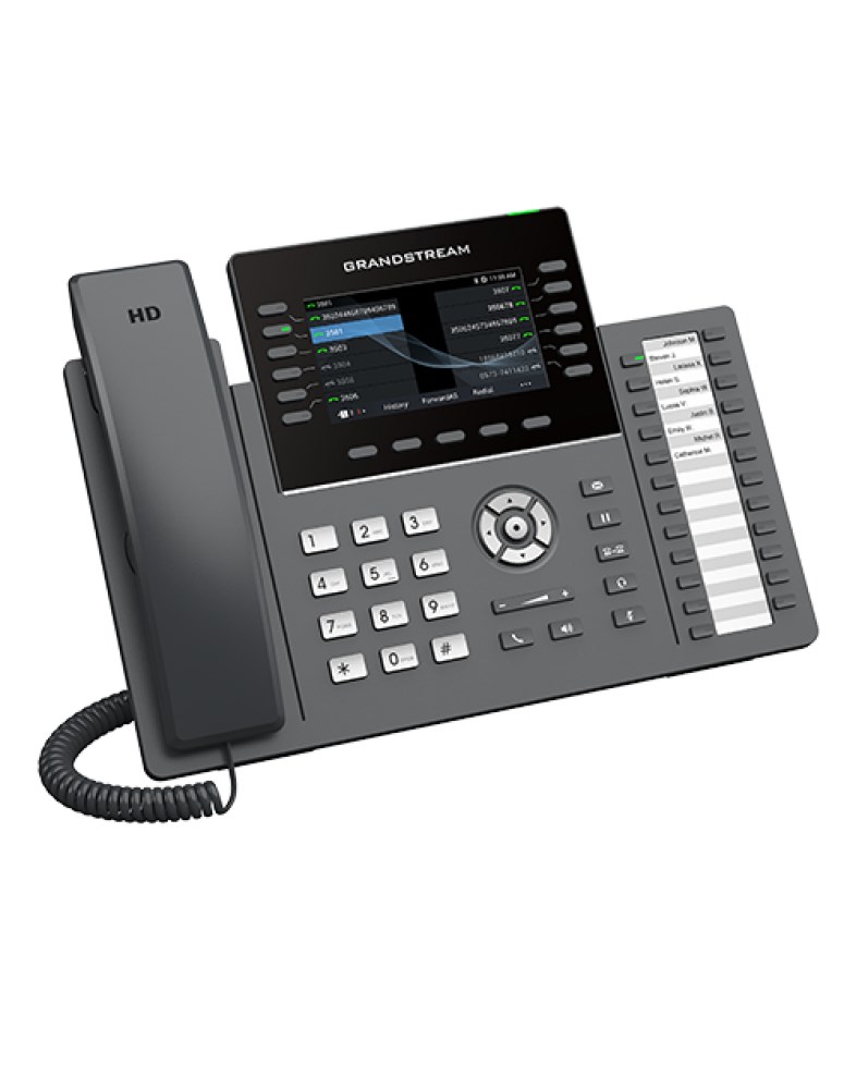 Grandstream Networks GRP2636 IP phone Black 12 lines LCD Wi-Fi Grandstream Networks GRP2636 IP phone Black 12 lines LCD Wi-Fi