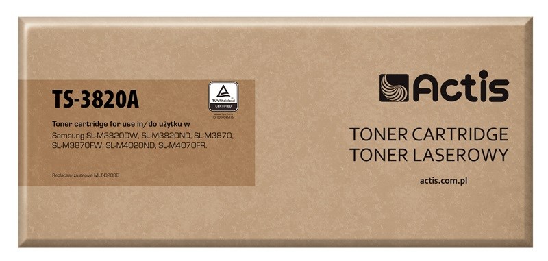 Actis TS-3820A toner (replacement for Samsung MLT-D203E; Standard; 10000 pages; black) Actis TS-3820A toner (replacement for Samsung MLT-D203E; Standard; 10000 pages; black)
