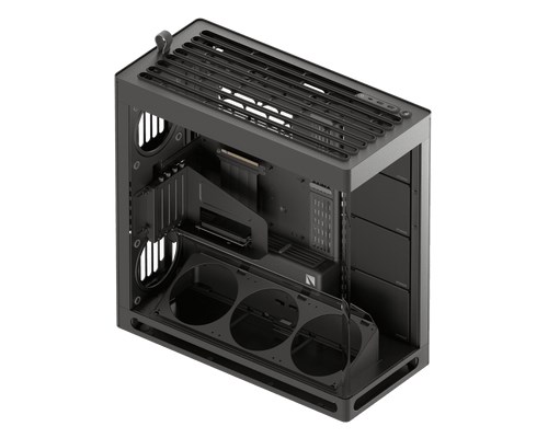 HAVN HS 420 VGPU PC Case, Midi-Tower, E-ATX, Tempered Glass, PCIe 5.0 Riser Cable - black HAVN HS 420 VGPU PC Case, Midi-Tower, E-ATX, Tempered Glass, PCIe 5.0 Riser Cable - black