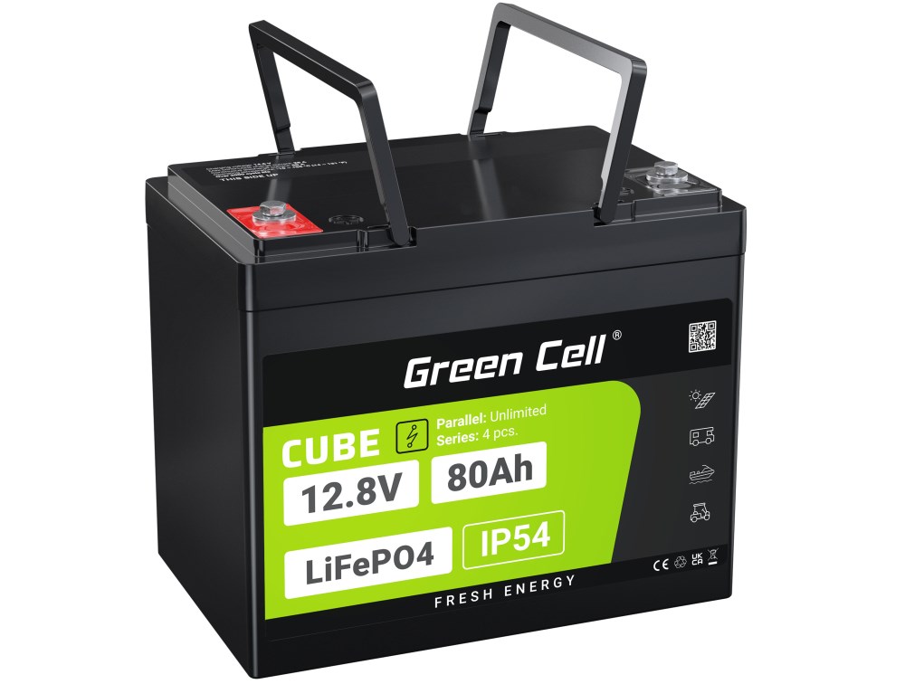 Green Cell LFPGC12V80AH UPS battery Lithium Iron Phosphate (LiFePO4) 12.8 V Green Cell LFPGC12V80AH UPS battery Lithium Iron Phosphate (LiFePO4) 12.8 V