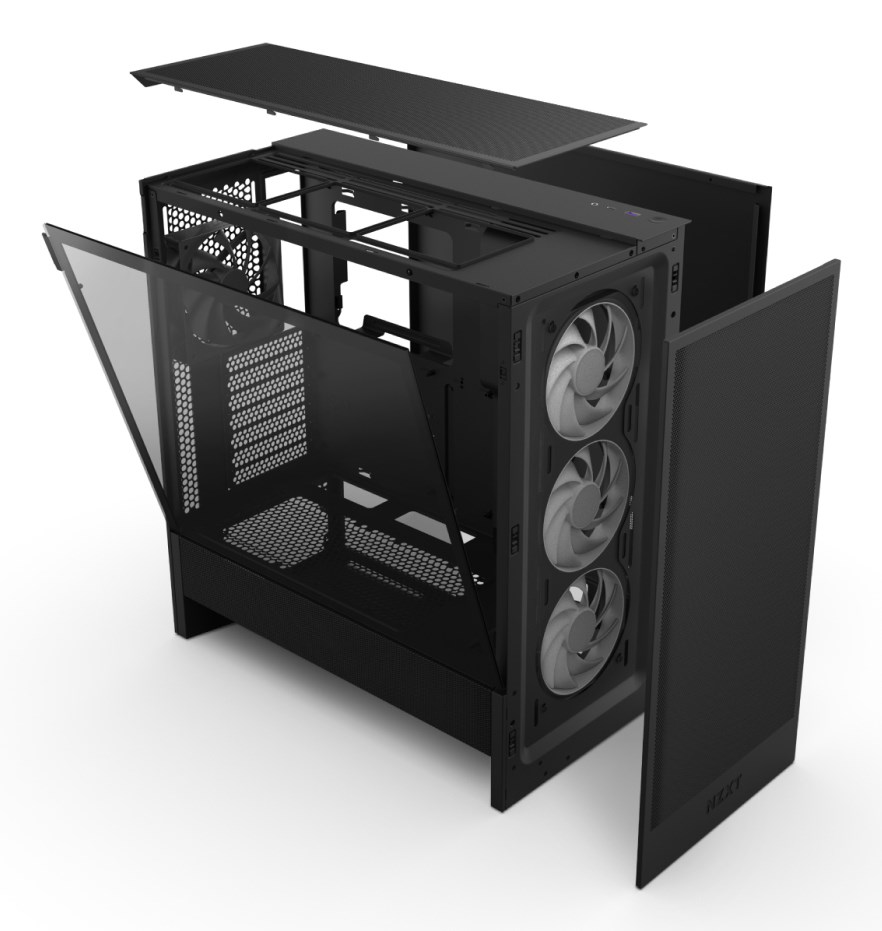 NZXT H5 Flow RGB Midi Tower Black NZXT H5 Flow RGB Midi Tower Black