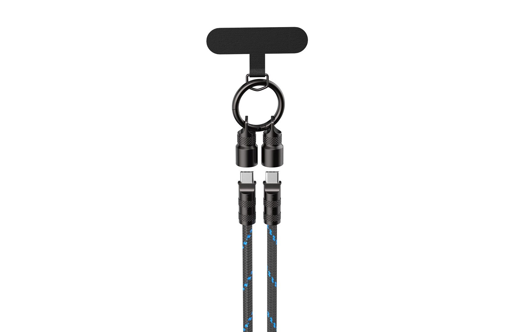Havit CB6340 - charging cable, 1.2m (black/blue) Havit CB6340 - charging cable, 1.2m (black/blue)