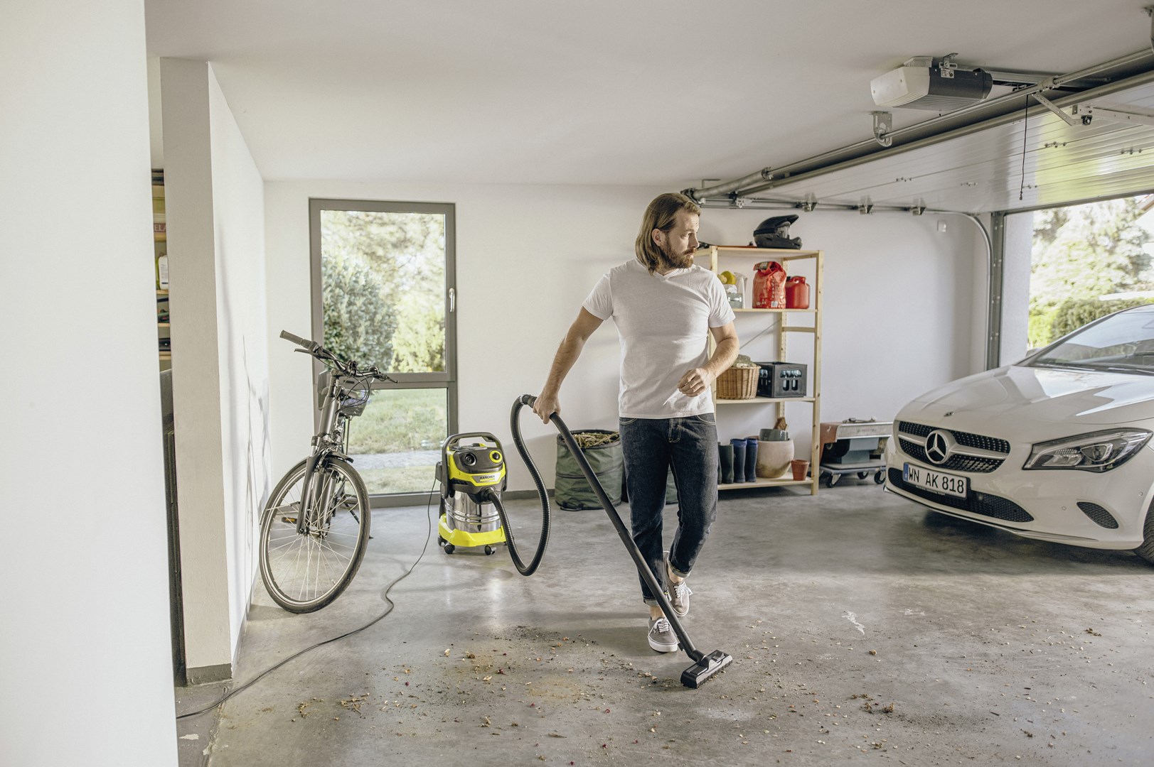 Kärcher WD 5 S V-25/5/22 Stainless steel, Black, Yellow 25 L 1100 W Kärcher WD 5 S V-25/5/22 Stainless steel, Black, Yellow 25 L 1100 W