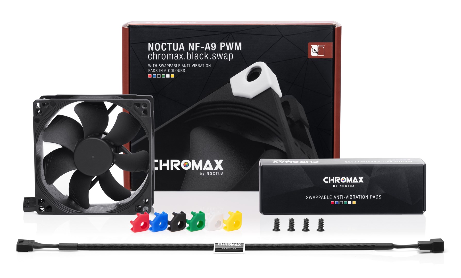 Noctua NF-A9 PWM CH.BK.S computer cooling component Computer case Fan 9.2 cm Black Noctua NF-A9 PWM CH.BK.S computer cooling component Computer case Fan 9.2 cm Black