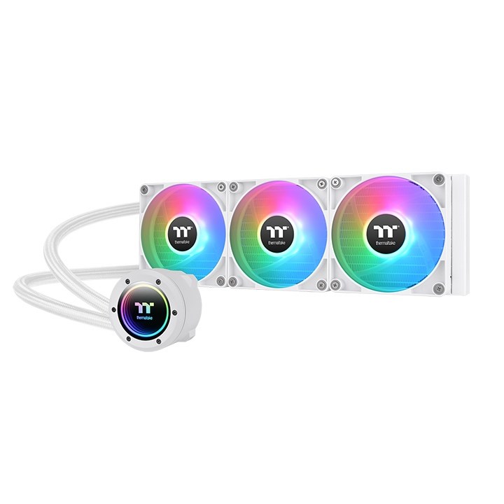 Thermaltake TH360 V2 ARGB Processor Liquid cooling kit 36 cm White 1 pc(s) Thermaltake TH360 V2 ARGB Processor Liquid cooling kit 36 cm White 1 pc(s)