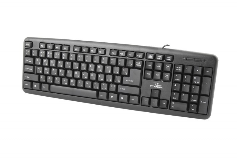 Esperanza TKR101 keyboard Office USB QWERTY English, Russian Black Esperanza TKR101 keyboard Office USB QWERTY English, Russian Black