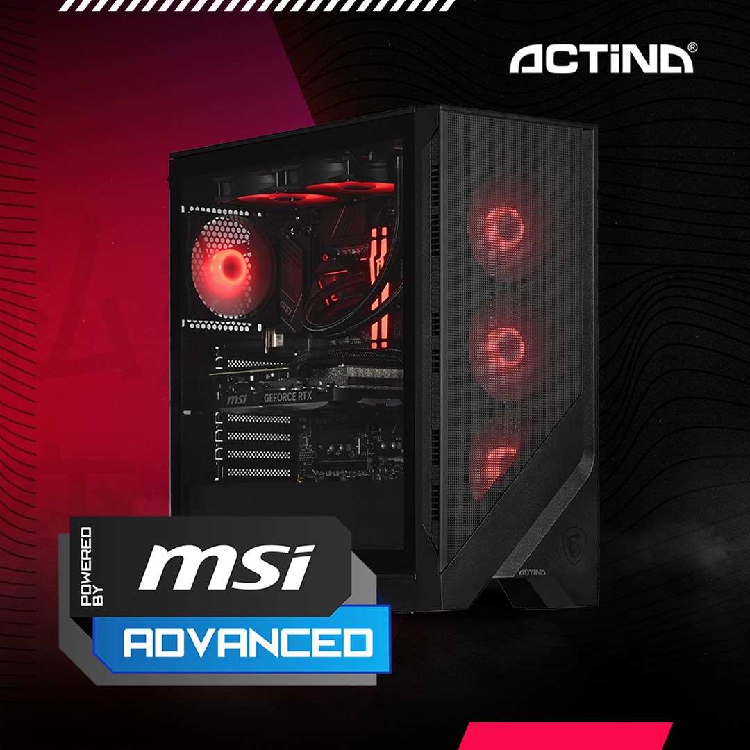 Actina 5901443347002 PC AMD Ryzen™ 7 7700X 32 GB DDR5-SDRAM 1 TB SSD AMD Radeon RX 7800 XT Midi Tower Black Actina 5901443347002 PC AMD Ryzen™ 7 7700X 32 GB DDR5-SDRAM 1 TB SSD AMD Radeon RX 7800 XT Midi Tower Black