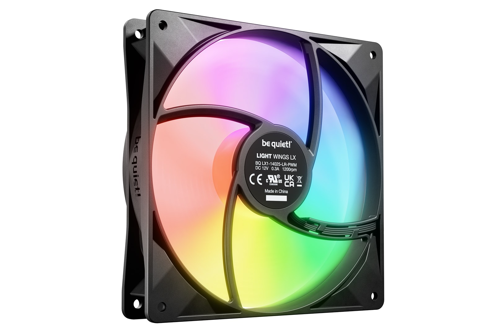 be quiet! LIGHT WINGS LX 140mm PWM Computer case Fan 14 cm Black 1 pc(s) be quiet! LIGHT WINGS LX 140mm PWM Computer case Fan 14 cm Black 1 pc(s)