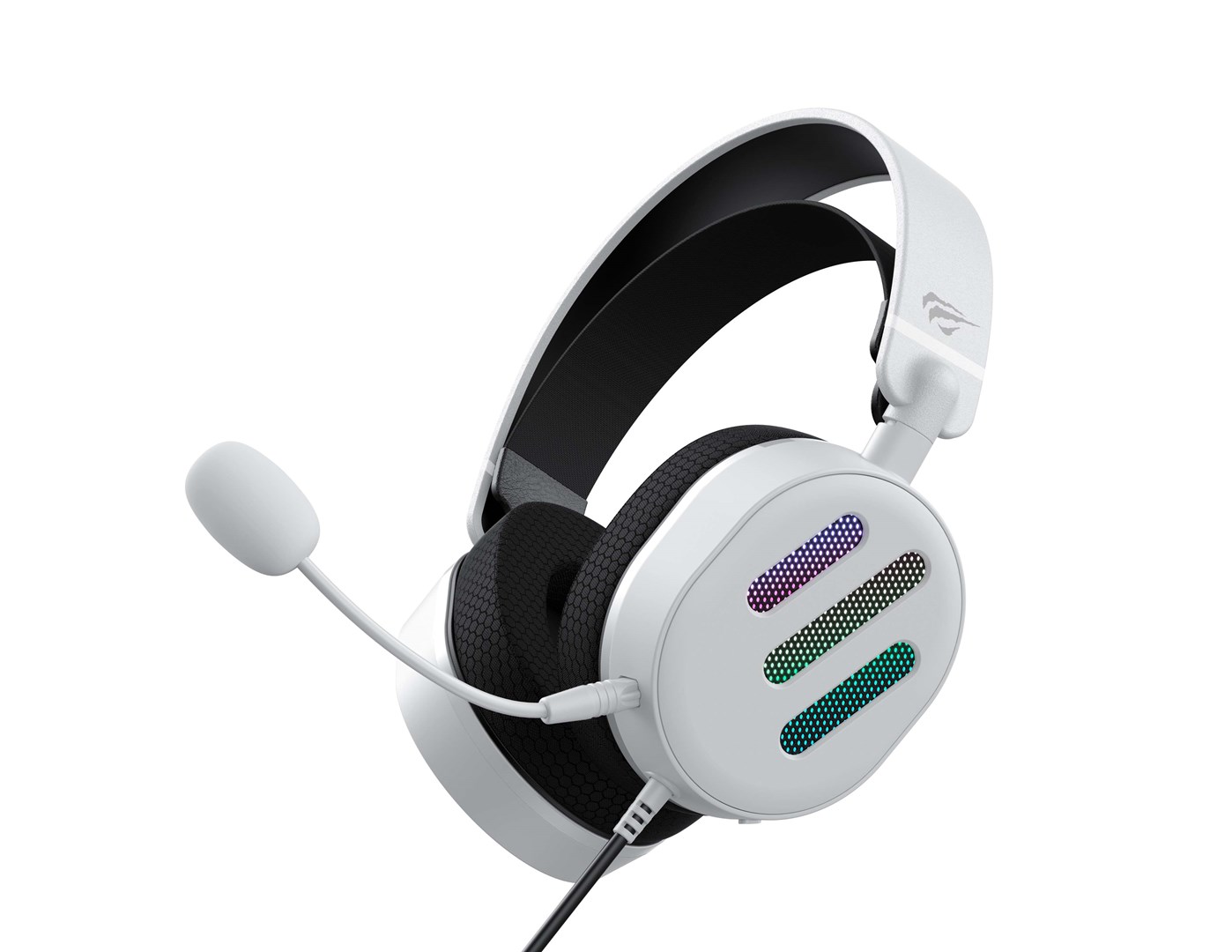 Havit H2038U - gaming headphones, black and white Havit H2038U - gaming headphones, black and white