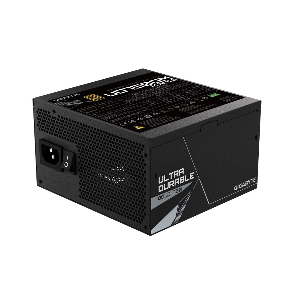 GIGABYTE UD750GM PG5 power supply unit 750 W 20+4 pin ATX ATX Black GIGABYTE UD750GM PG5 power supply unit 750 W 20+4 pin ATX ATX Black