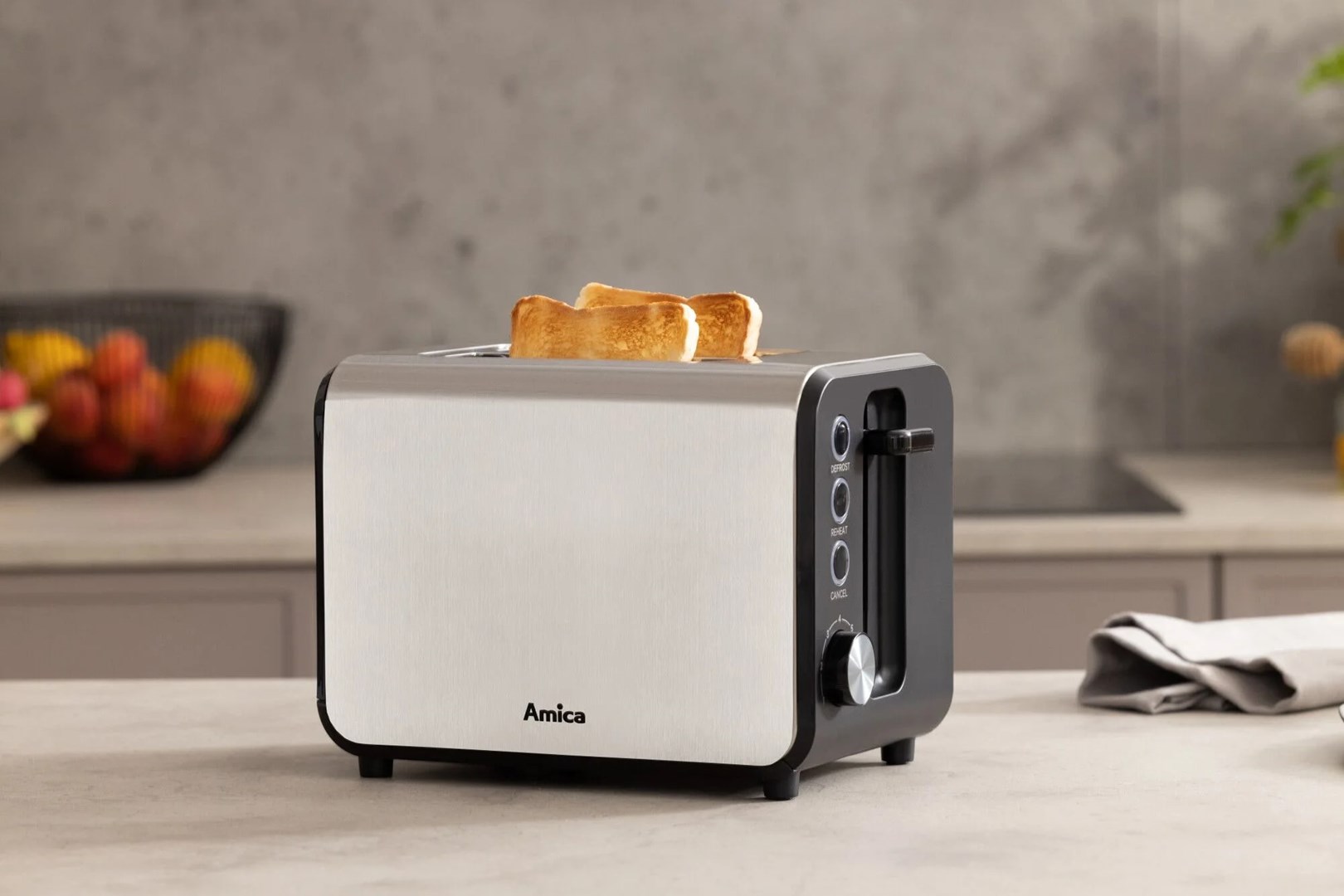 Amica TM 3030 Toaster Inox - 1193898 Amica TM 3030 Toaster Inox - 1193898