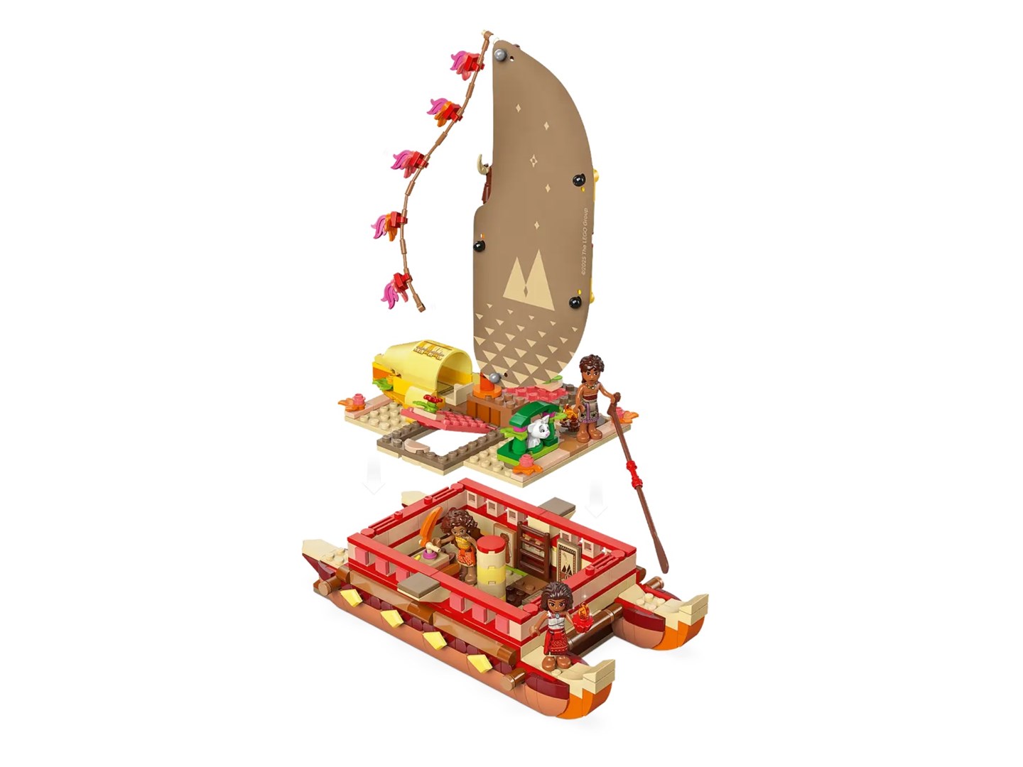 LEGO DISNEY 43270 Moana's Adventure Canoe LEGO DISNEY 43270 Moana's Adventure Canoe
