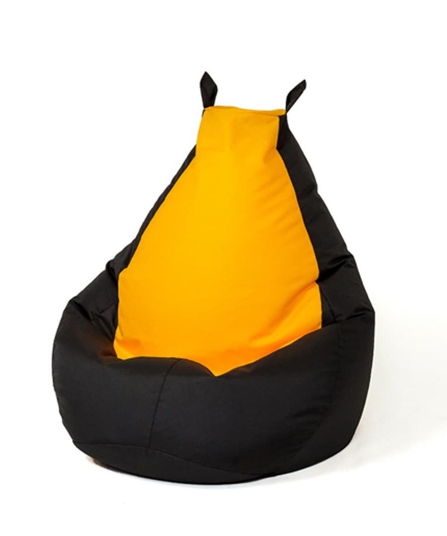 Sako bag pouffe Batman black-yellow L 105 x 80 cm Sako bag pouffe Batman black-yellow L 105 x 80 cm
