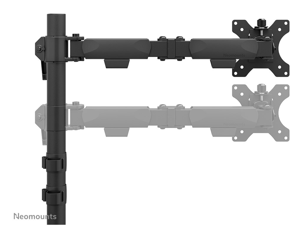 Neomounts DS60-600BL1 Monitor arm 10-32" - Quick-fix - 180°-stop Neomounts DS60-600BL1 Monitor arm 10-32" - Quick-fix - 180°-stop
