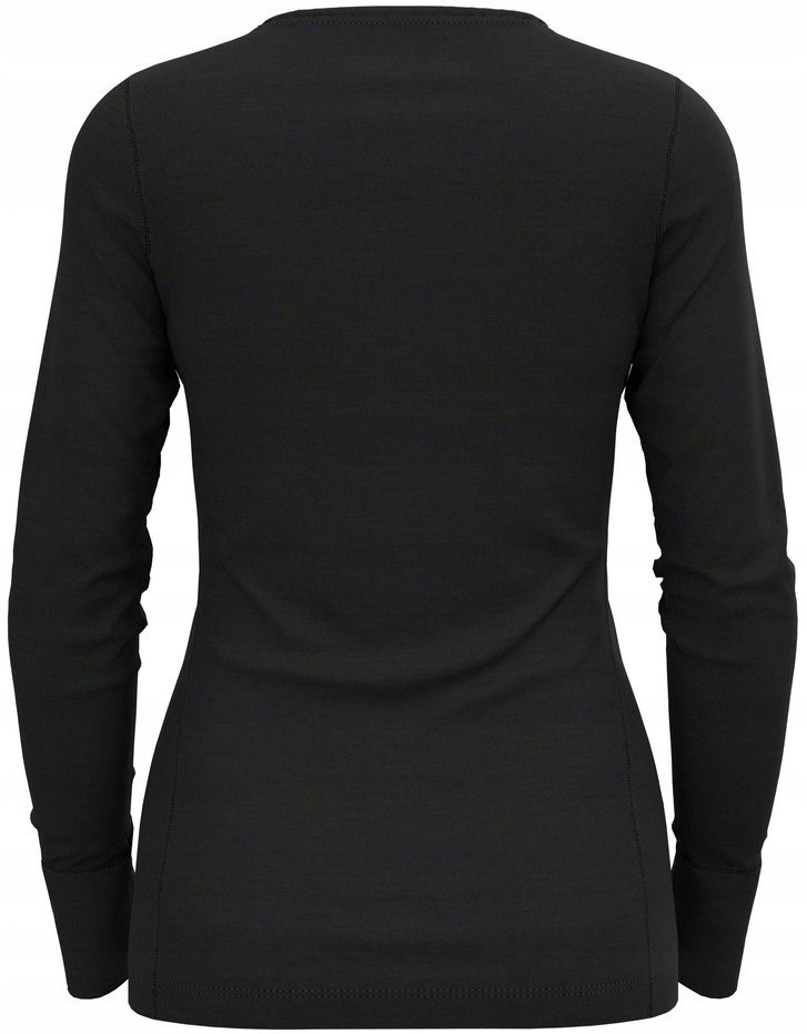 Odlo BL TOP crew neck l/s MERINO 200 women's T-shirt, size L, black Odlo BL TOP crew neck l/s MERINO 200 women's T-shirt, size L, black