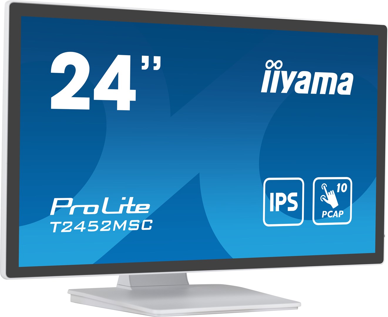 iiyama ProLite 23.8” PCAP 10pt touchscreen monitor featuring IPS panel technology, Edge-to-Edge glass design and anti fingerprint coating iiyama ProLite 23.8” PCAP 10pt touchscreen monitor featuring IPS panel technology, Edge-to-Edge glass design and anti fingerprint coating