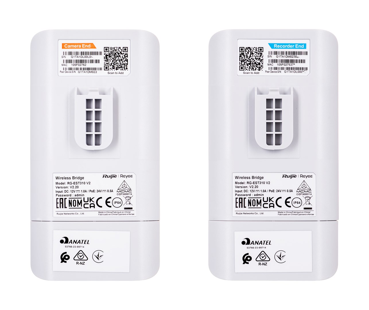 Ruijie Networks RG-EST310 V2 wireless access point 867 Mbit/s White Power over Ethernet (PoE) Ruijie Networks RG-EST310 V2 wireless access point 867 Mbit/s White Power over Ethernet (PoE)