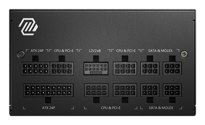 MSI MAG A850GL PCIE5 power supply unit 850 W 20+4 pin ATX ATX Black MSI MAG A850GL PCIE5 power supply unit 850 W 20+4 pin ATX ATX Black