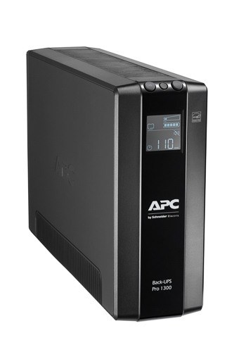 APC Back-UPS Pro, 1300VA/780W, Tower, 230V, 8x IEC C13 outlets, AVR, LCD, User Replaceable Battery APC Back-UPS Pro, 1300VA/780W, Tower, 230V, 8x IEC C13 outlets, AVR, LCD, User Replaceable Battery