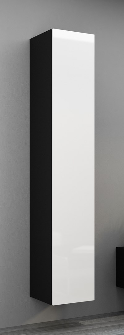 Cama Living room cabinet set VIGO NEW 13 black/white gloss Cama Living room cabinet set VIGO NEW 13 black/white gloss
