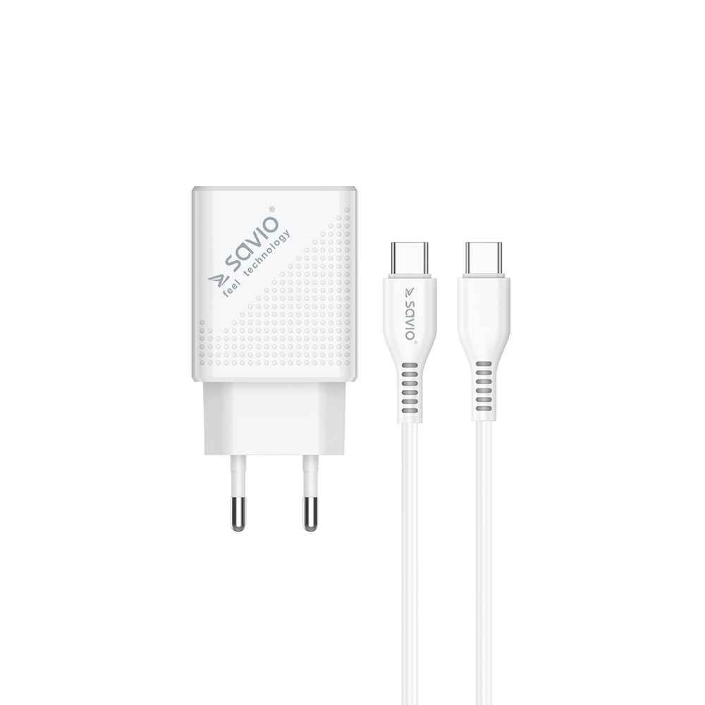 SAVIO LA-05 USB Type A & Type C Quick Charge Power Delivery 3.0 cable 1m Indoor SAVIO LA-05 USB Type A & Type C Quick Charge Power Delivery 3.0 cable 1m Indoor