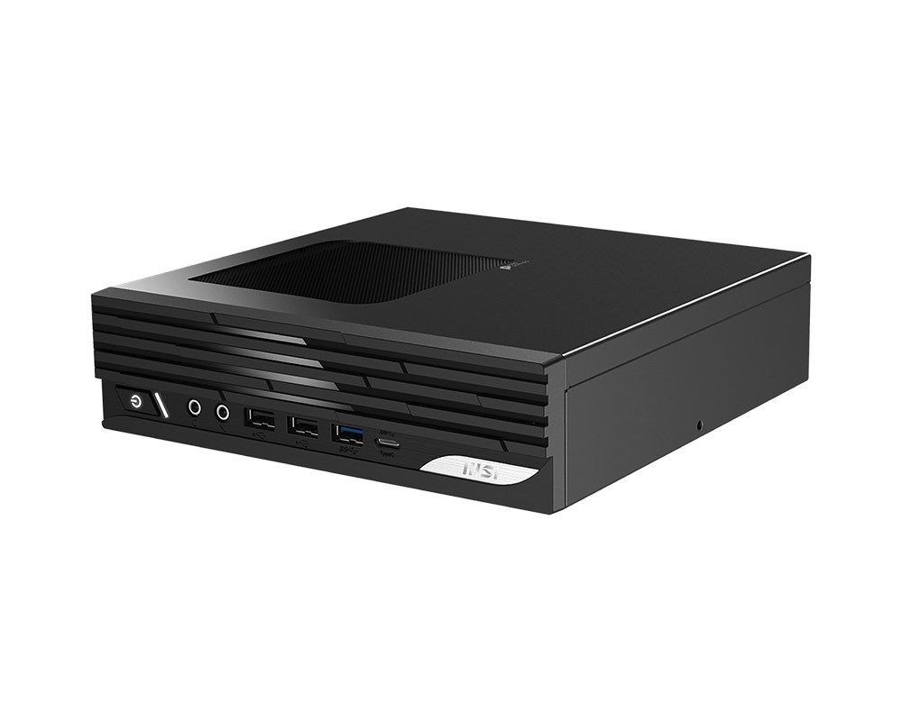 MSI Pro DP21 14M-1044EU PC Intel® Core™ i5 i5-14400 8 GB DDR5-SDRAM 512 GB SSD Windows 11 Pro Desktop Mini PC Black MSI Pro DP21 14M-1044EU PC Intel® Core™ i5 i5-14400 8 GB DDR5-SDRAM 512 GB SSD Windows 11 Pro Desktop Mini PC Black