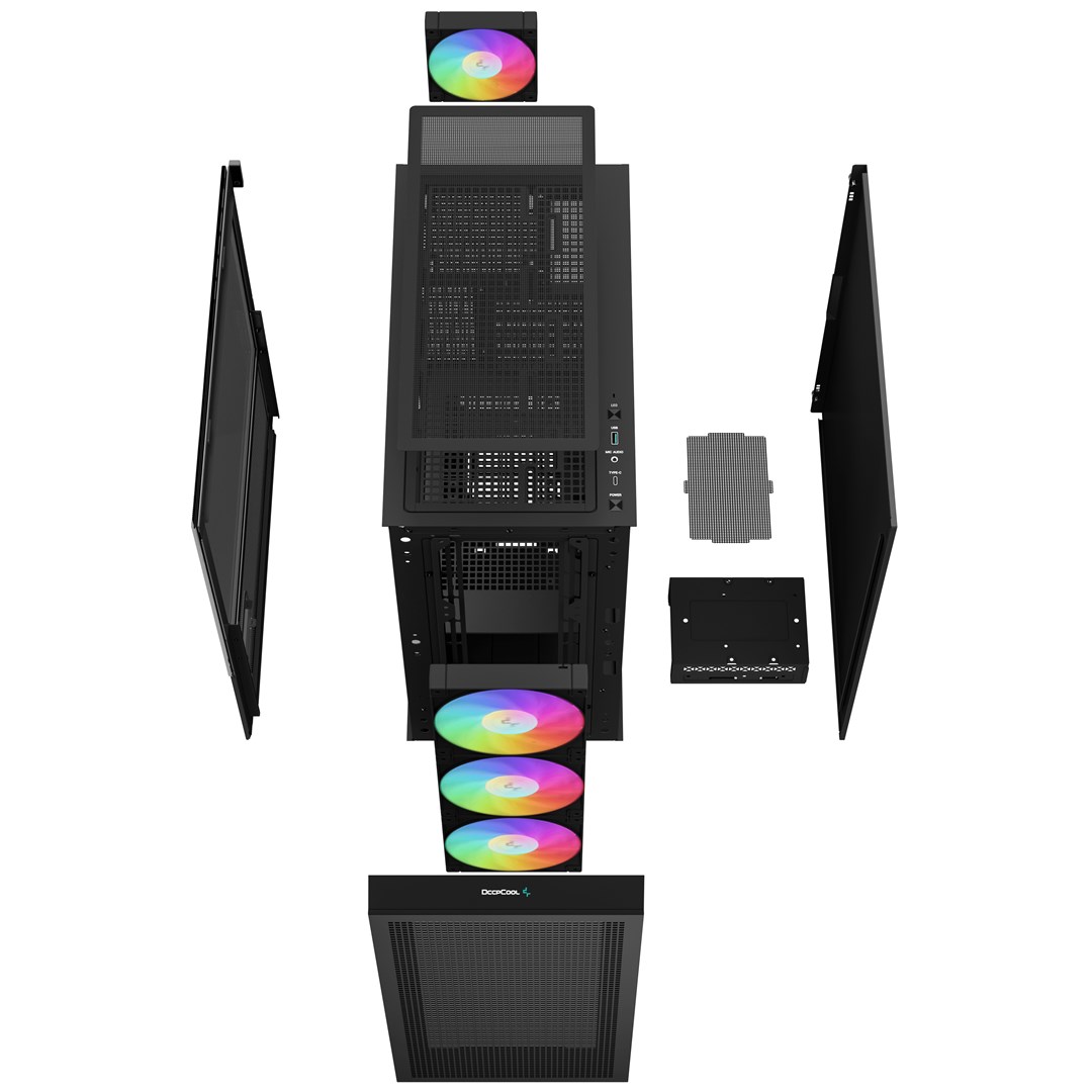 DeepCool CH560 DIGITAL Midi Tower Black DeepCool CH560 DIGITAL Midi Tower Black