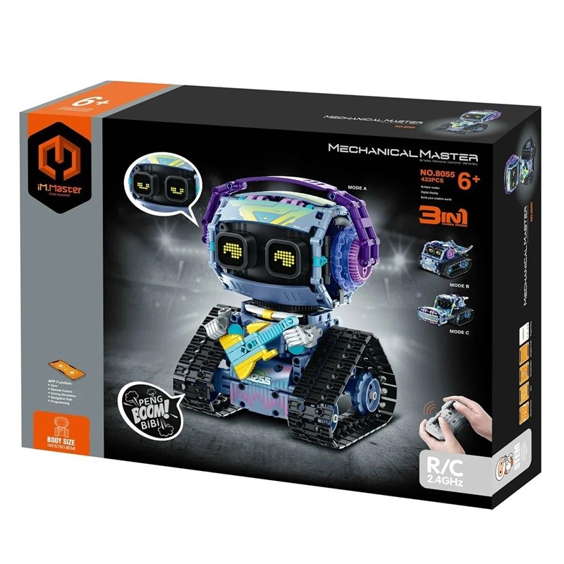 iM.Master RC Robot 3-in-1 building blocks, 433 pieces iM.Master RC Robot 3-in-1 building blocks, 433 pieces