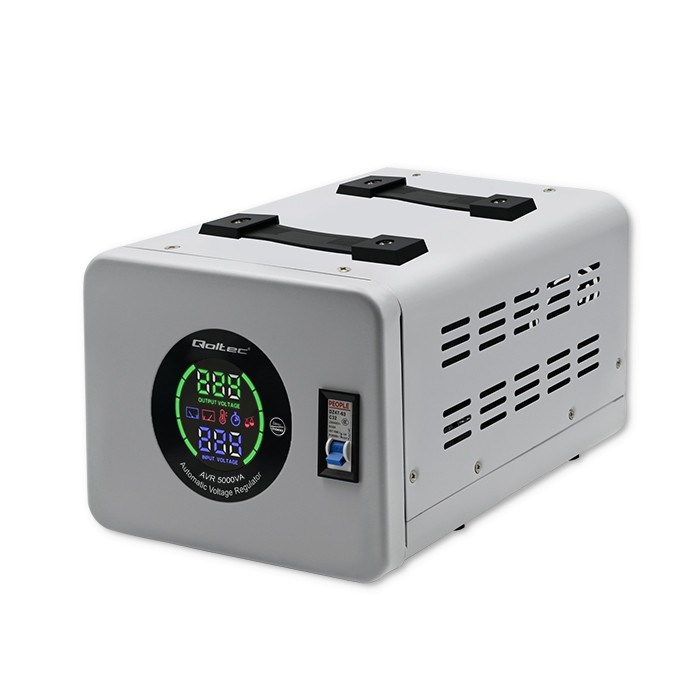 Qoltec 50726 Automatic Voltage Stabilizer AVR 5000VA Qoltec 50726 Automatic Voltage Stabilizer AVR 5000VA