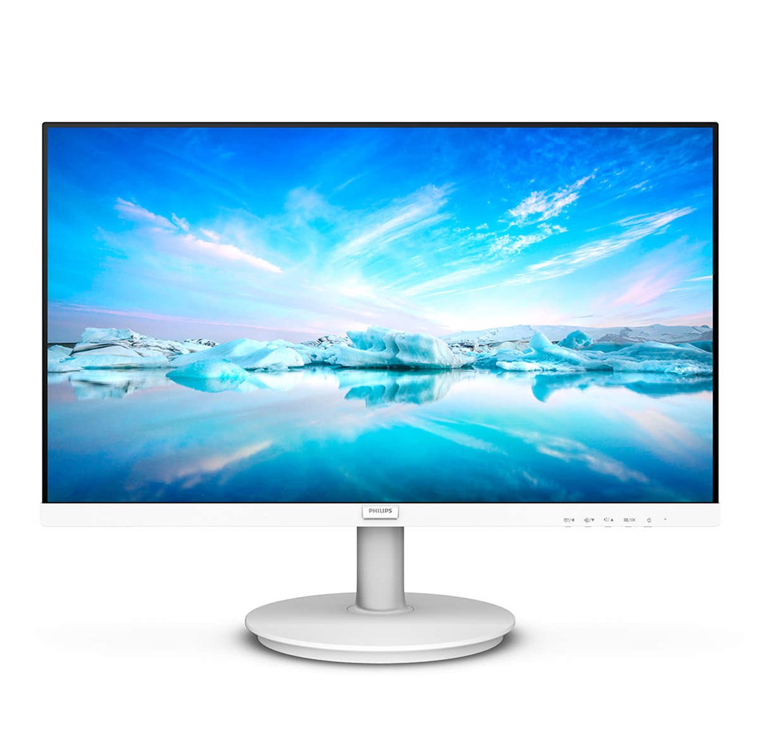 Philips V Line 241V8AW/00 LED display 60.5 cm (23.8") 1920 x 1080 pixels Full HD LCD White Philips V Line 241V8AW/00 LED display 60.5 cm (23.8") 1920 x 1080 pixels Full HD LCD White