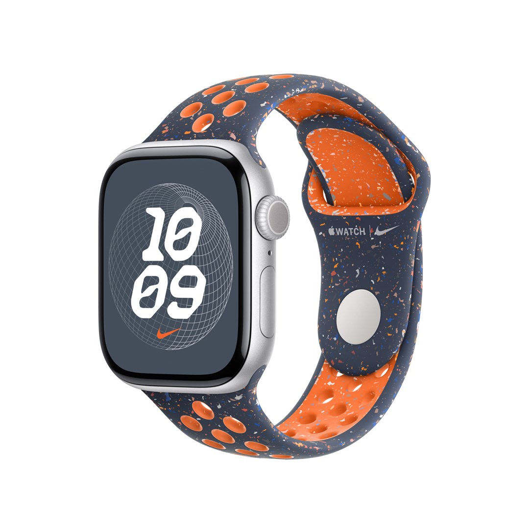 Apple MC2F4ZM/A Smart Wearable Accessories Band Blue, Orange Fluoroelastomer Apple MC2F4ZM/A Smart Wearable Accessories Band Blue, Orange Fluoroelastomer