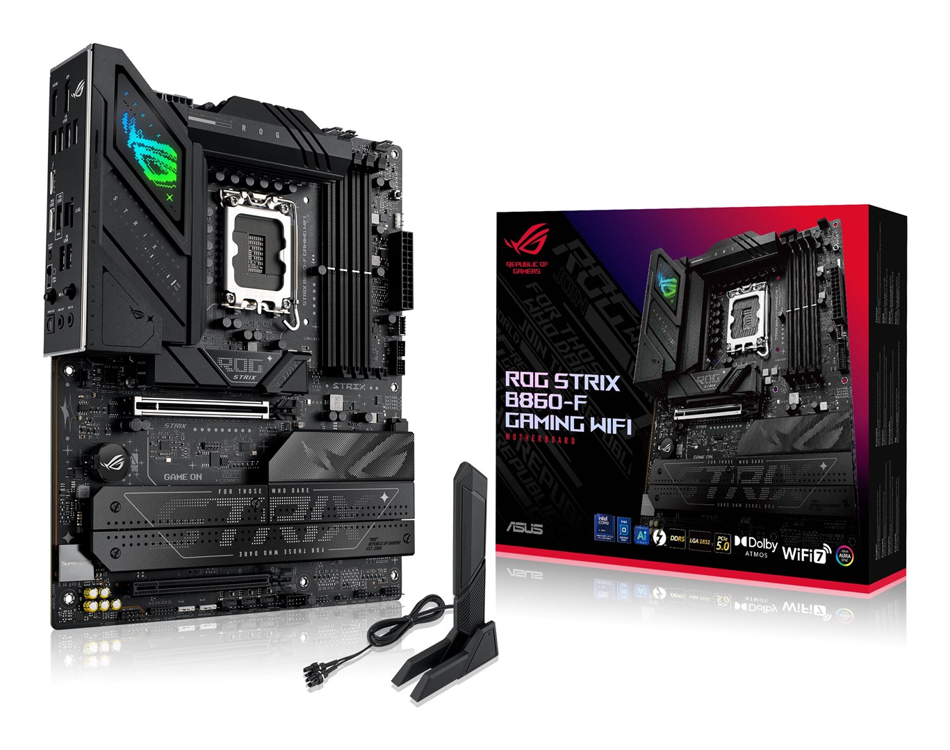 ASUS ROG STRIX B860-F GAMING WIFI Intel B860 LGA 1851 (Socket V1) ATX ASUS ROG STRIX B860-F GAMING WIFI Intel B860 LGA 1851 (Socket V1) ATX