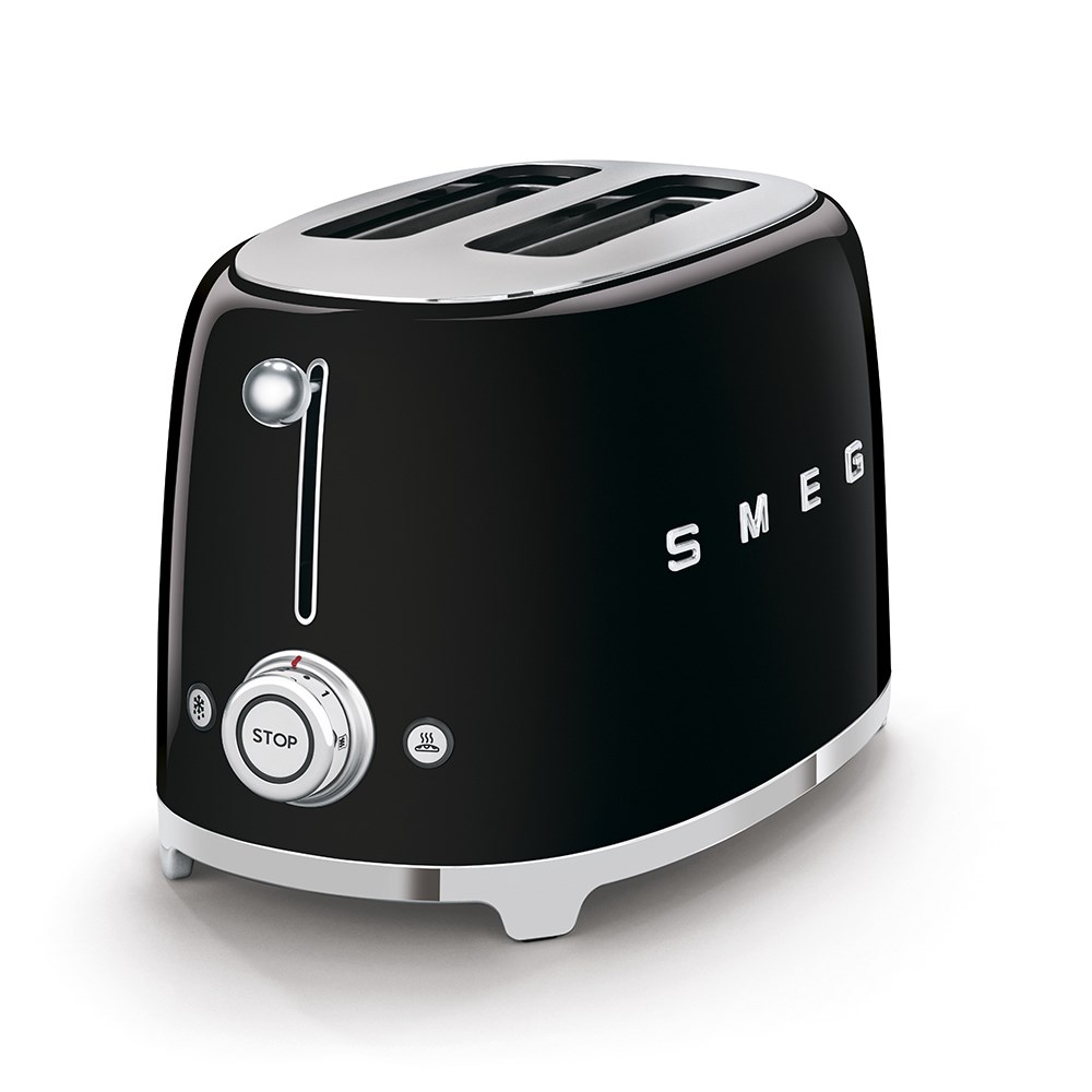 Smeg 50's Style Toaster TSF01BLEU Black Smeg 50's Style Toaster TSF01BLEU Black