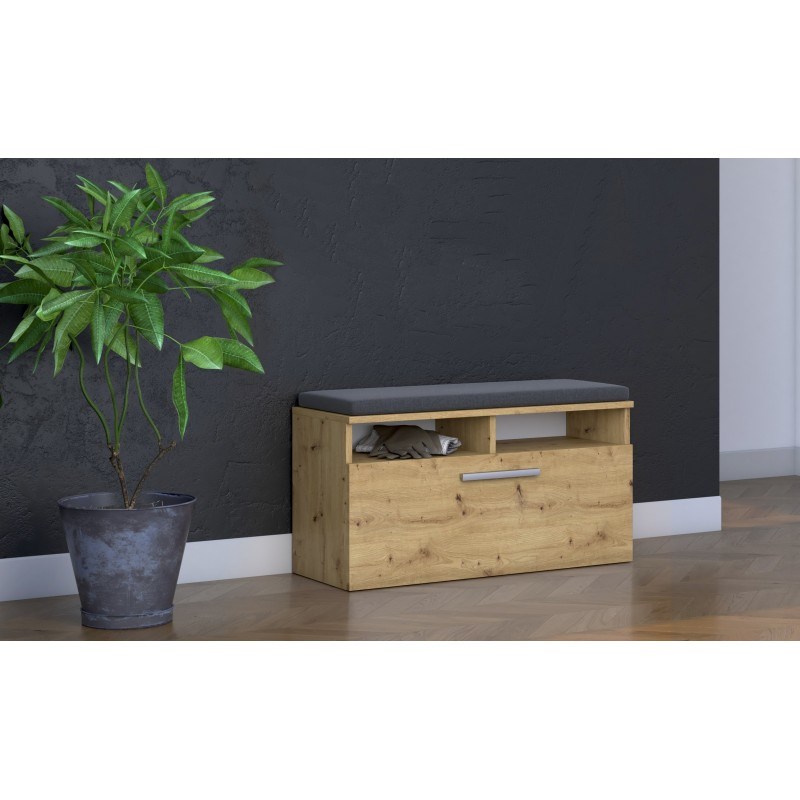 Topeshop RIVA SZAFKA ARTISAN shoe organizer Closed Oak Topeshop RIVA SZAFKA ARTISAN shoe organizer Closed Oak