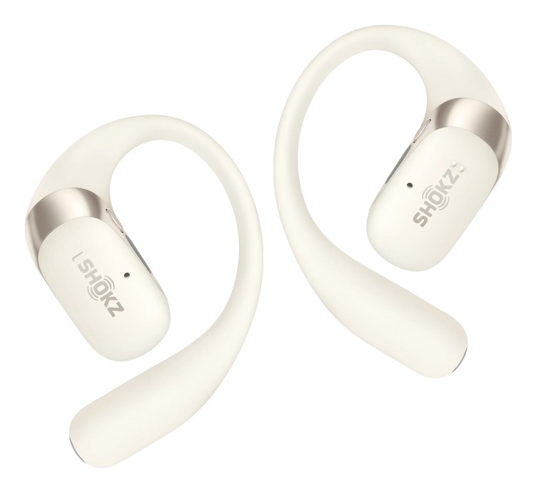 SHOKZ OpenFit 2 Headphones Wireless Ear-hook Calls/Music/Sport/Everyday Beige SHOKZ OpenFit 2 Headphones Wireless Ear-hook Calls/Music/Sport/Everyday Beige