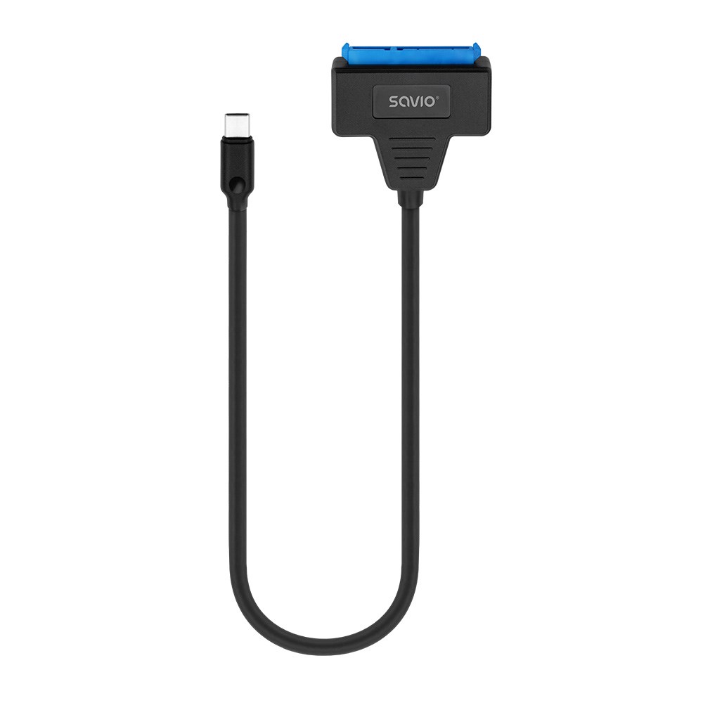 SAVIO AK-69 Adapter USB-C 3.1 Gen 1 (M) - SATA (F) for 2.5" drives SAVIO AK-69 Adapter USB-C 3.1 Gen 1 (M) - SATA (F) for 2.5" drives